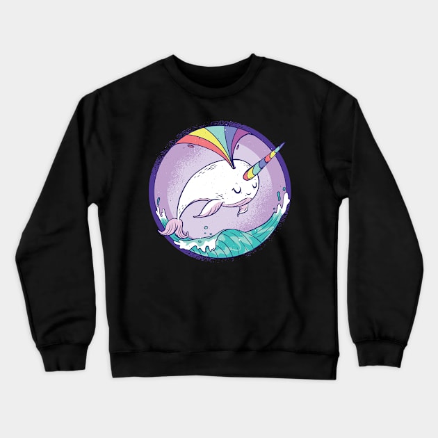 Rainbow Orca Crewneck Sweatshirt by EarlAdrian